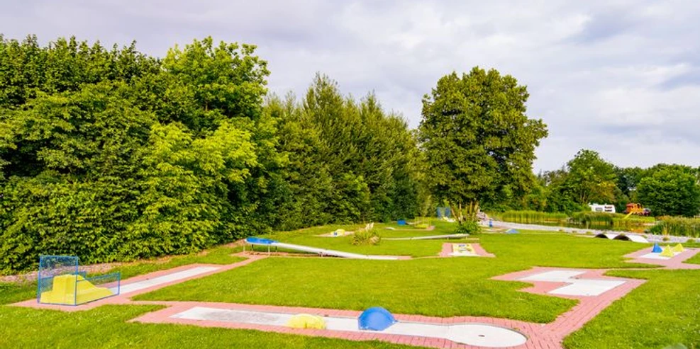 Minigolfanlage auf dem Campingplatz Minigolfanlage
