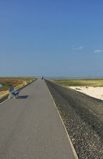 Panorama des Mövenbergdeichs in List