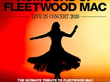 Eine Silhouette einer tanzenden Person vor einem leuchtend rot-orangefarbenen Hintergrund.