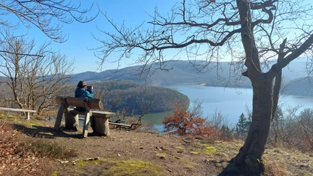 Bank mit Aussicht