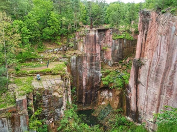 Blick in den Gleisbergbruch