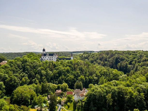 Luftaufnahme Schloss Rochsburg