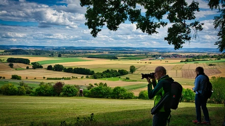 Fotografen im Waldpark Riede