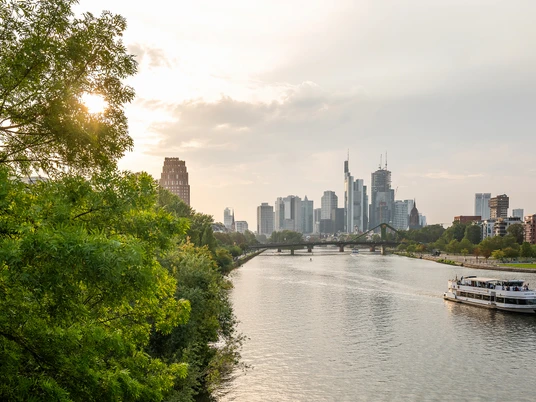 Skyline Aussichtspunkt Deutschherrnbrücke