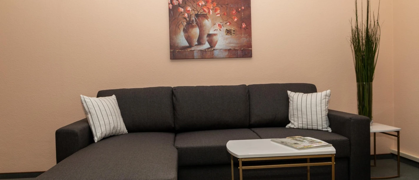 APT - Schlafsofa 1,40 x 2,00 m im Wohn- Schlafraum