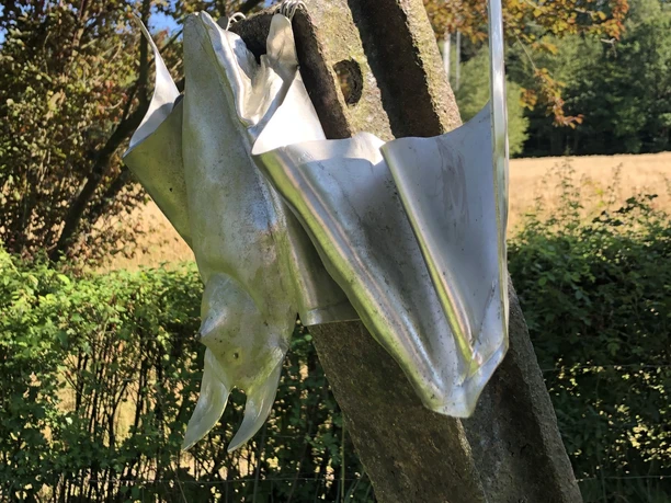 Skulptur im Burgpark Oberaula