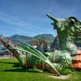 Drachen auf dem Glasi-Park