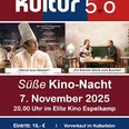 kultur 5.0 Werbung für eine kino-kulturelle Veranstaltung am 7. November 2025 im Elite Kino Espelkamp.