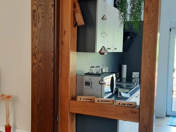 Blick in den Küchenbereich Blick in den Küchenbereich