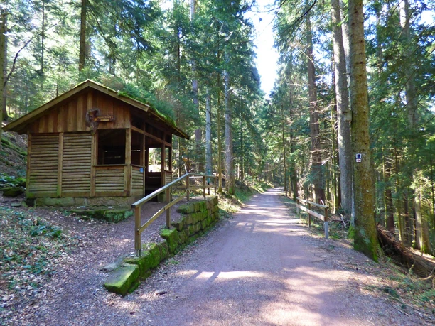die Tannenhütte am Teuchelweg