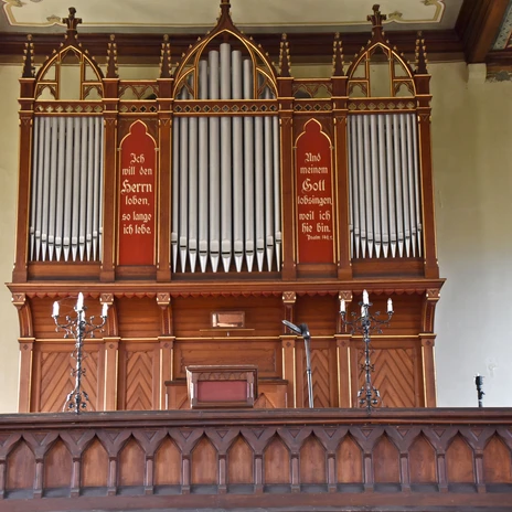 Schmeisser Orgel Martinskirche Fuchshain