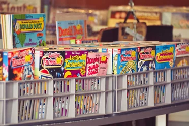 Flohmarkt, Comics