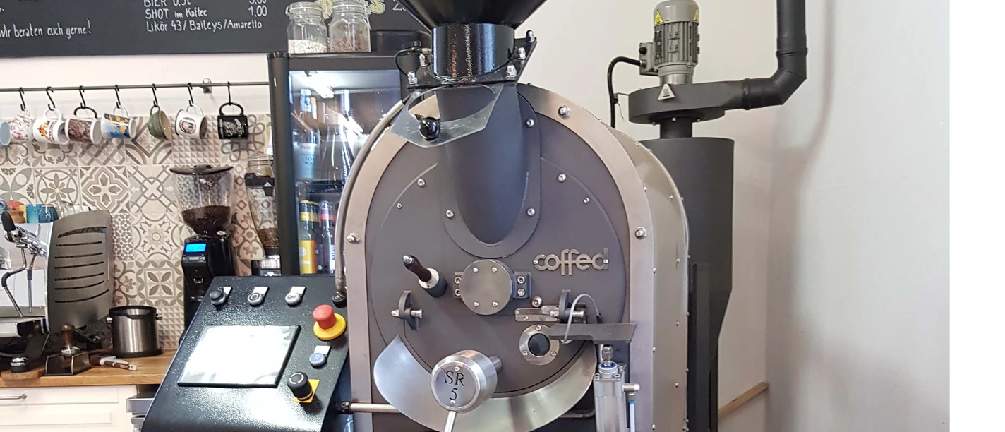 Amsel Kaffee Röstmaschine Röstmaschine im Amsel Kaffee