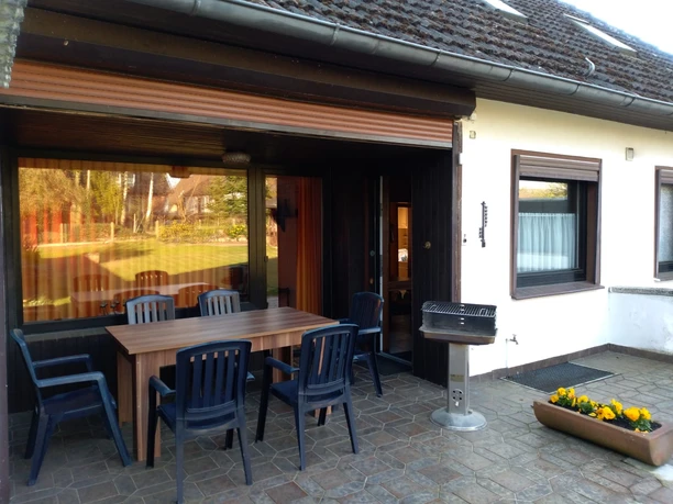 Terrasse des Visselbungalows Terrasse des Visselbungalows