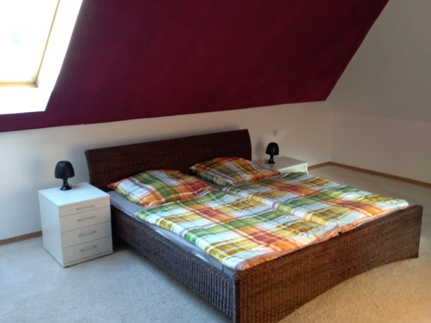 Das Schlafzimmer des Visselbungalows Das Schlafzimmer des Visselbungalows
