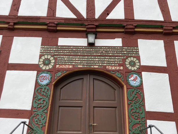 Hugenottenkirche Carlsdorf Tür