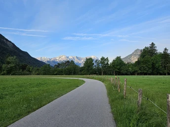 Radweg zwischen Oberau und Farchant