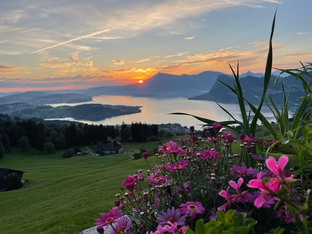 Lever de soleil au Labea Camping