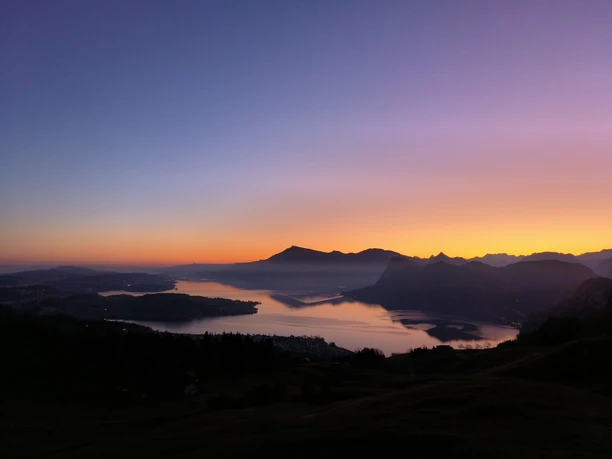 Vue depuis l'emplacement de camping Labea