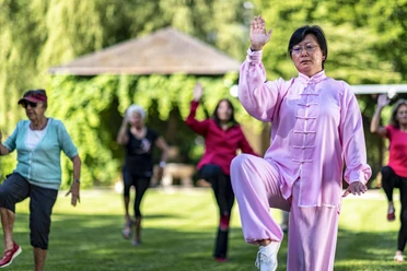 Taijiquan im Kurpark