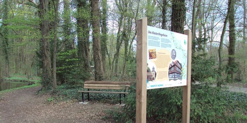 Infotafel am Rastplatz Innerste-Radweg in Salzgitter-Ringelheim