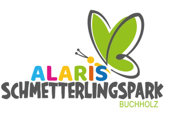 Logo Alaris_Schmetterlingspark.png Hier ist der barrierefreie Bildbeschreibungstext für das Logo des Alaris Schmetterlingsparks:```htmlLogo des Alaris Schmetterlingsparks mit einem grünen Schmetterling und bunten Buchstaben.