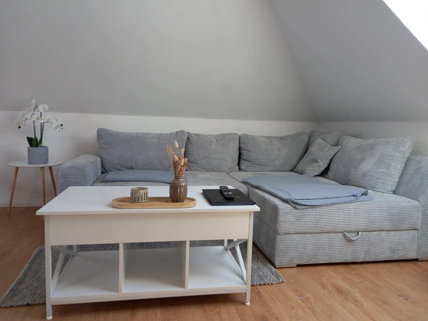 Wohnbereich der Ferienwohnung Moin Moor in Brillit Wohnbereich der Ferienwohnung Moin Moor in Brillit