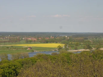 Blick vom Aussichtsturm "Schwedenschanze".