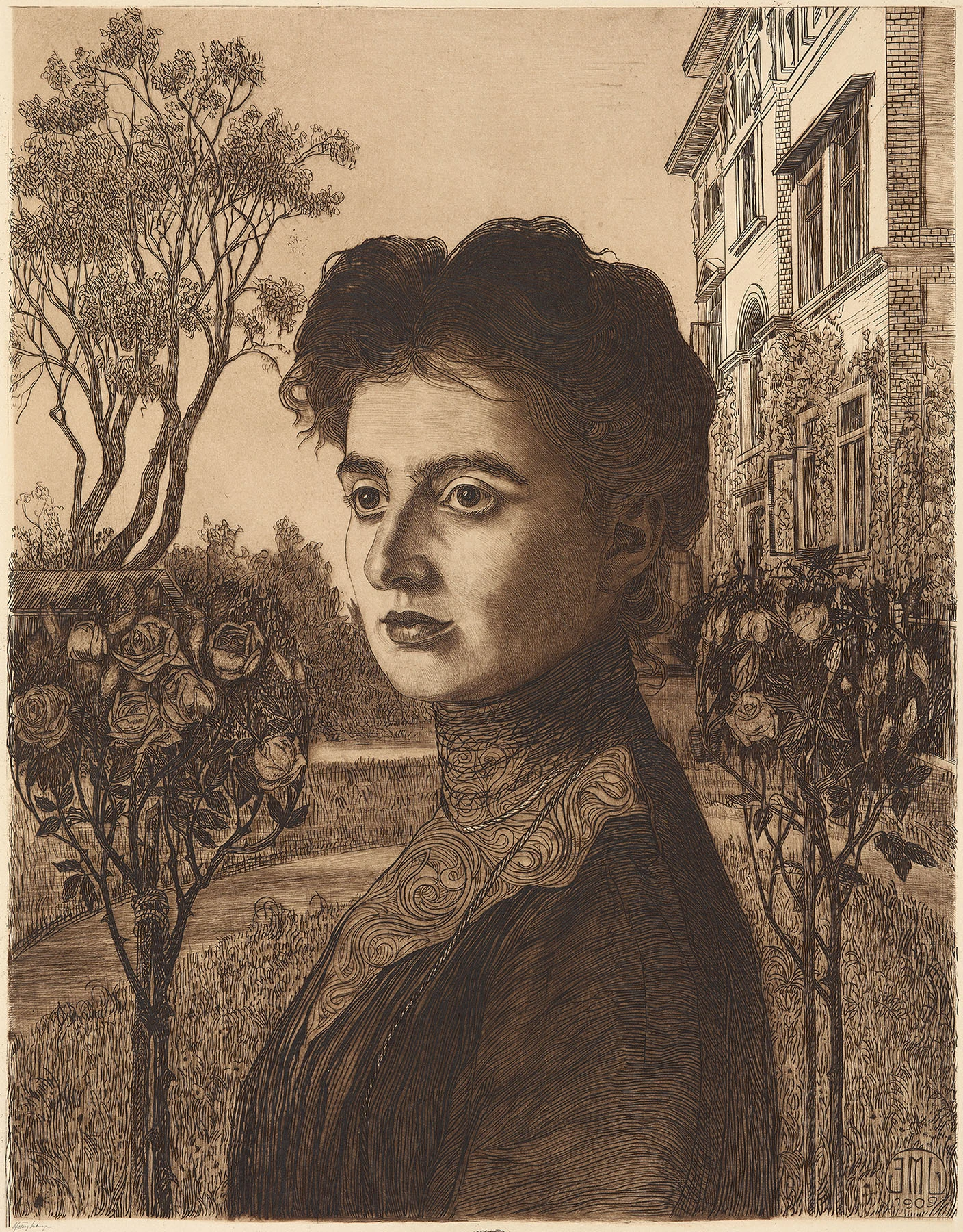 Abbildung des Gemäldes E. M. Lilien