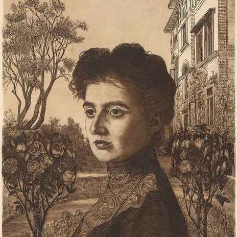 Abbildung des Gemäldes E. M. Lilien