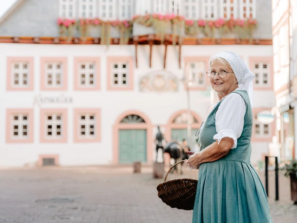 Friedchen, die Eierfrau