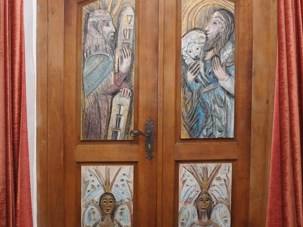 Kirche Lobenhausen Eingangstür