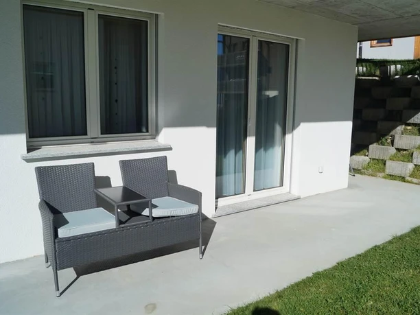Sitzplatz vor Wohnzimmer