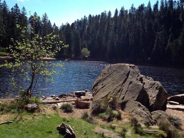 Der Karsee Glaswaldsee
