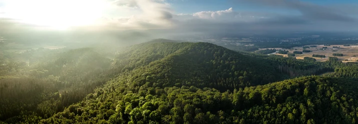 Panoramabild Lage Hörster Egge Teutoburger Wald