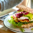 Gastronomie: vegetarischer Burger