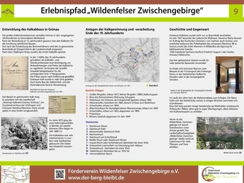Informationstafel Erlebnispfad Wildenfelser Zwischengebirge