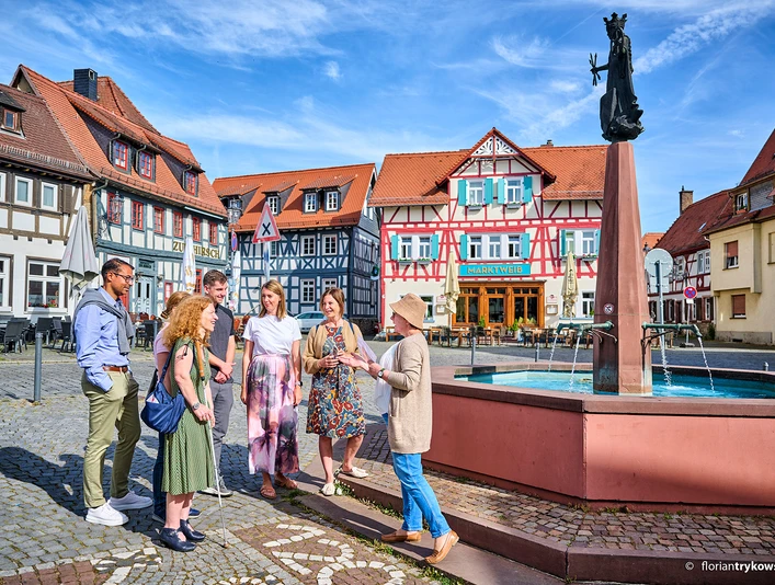 Stadtführung in Oberursel am Marktplatz