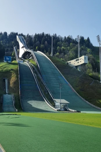 Olympia Skisprung Schanze