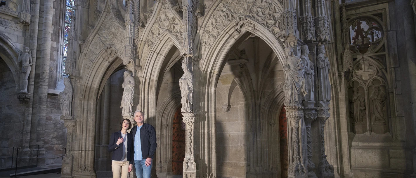 Binnenaanzicht van de dom van Halberstadt