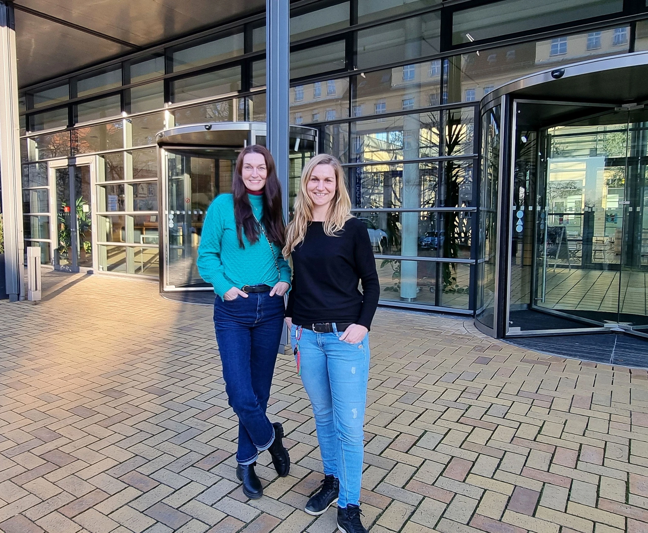 Contact persons for your meeting and conference at media city leipzig: Juliane Matthias, Tina Richter