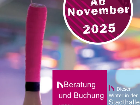 Plakat_Eisspielzeiten.jpg Eisstock vor verschwommenen Hintergrund