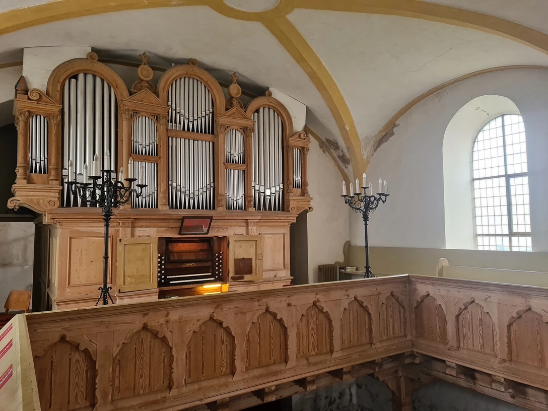 Geißler-Orgel in Kirche Thallwitz