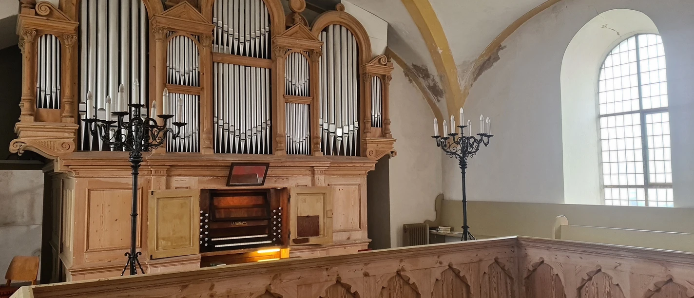 Geißler-Orgel in Kirche Thallwitz