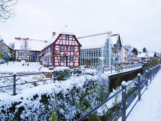 Eschborn Stadtmuseum im Winter