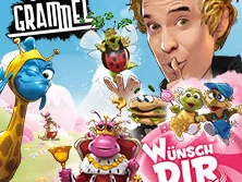 Sascha Grammel präsentiert eine fantasievolle Welt mit lebendigen Puppenfiguren und bunten Charakteren.