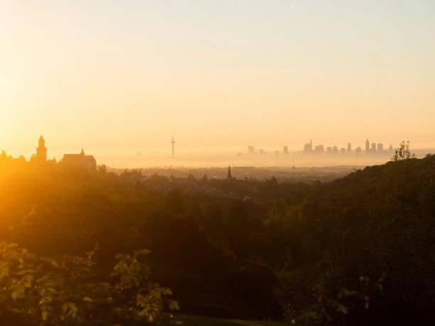 Kronberg - Blick auf Frankfurt