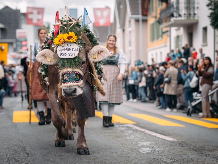 Veranstaltung Entlebucher Alpabfahrt 2023 Schuepfheim Melchior Bürgi (6) (1)