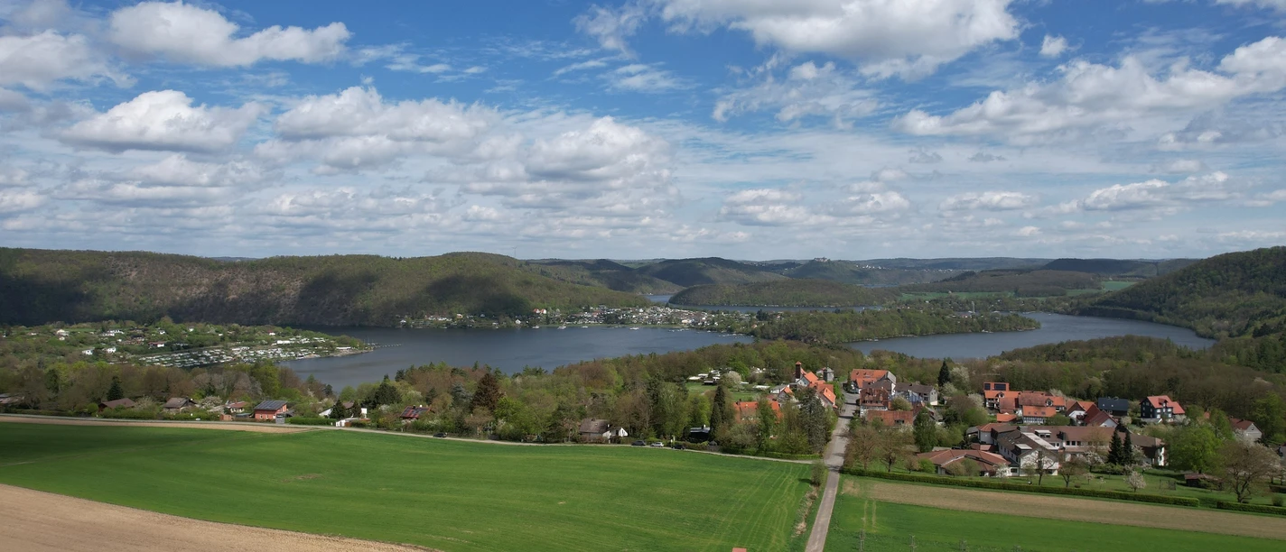 Ausblickpunkt Fünfseenblick bei Edertal-Bringhausen