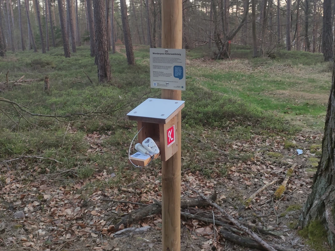 Wanderpass-Station Bad Zwesten